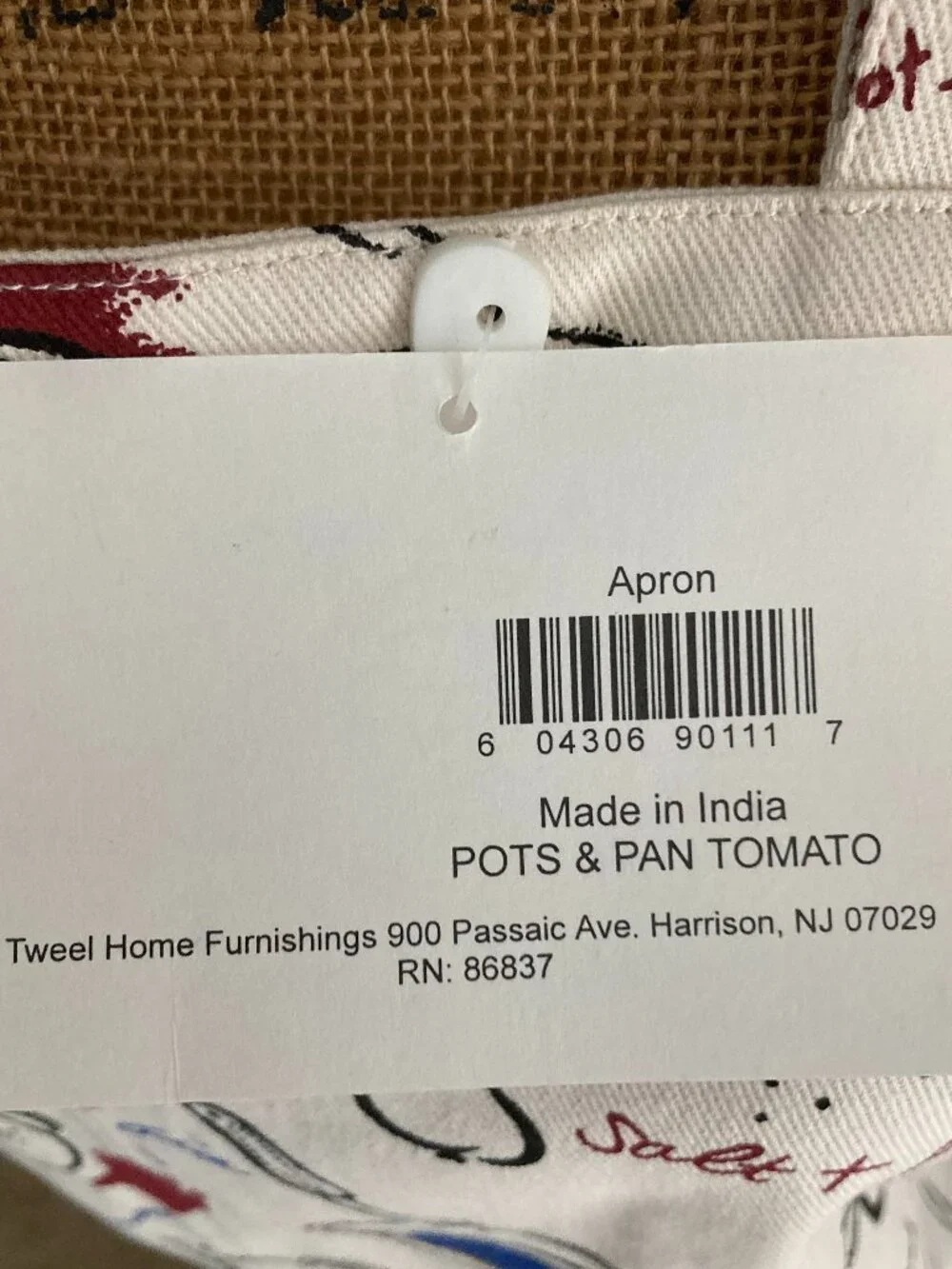 Tweel Home Furnishings item nwt